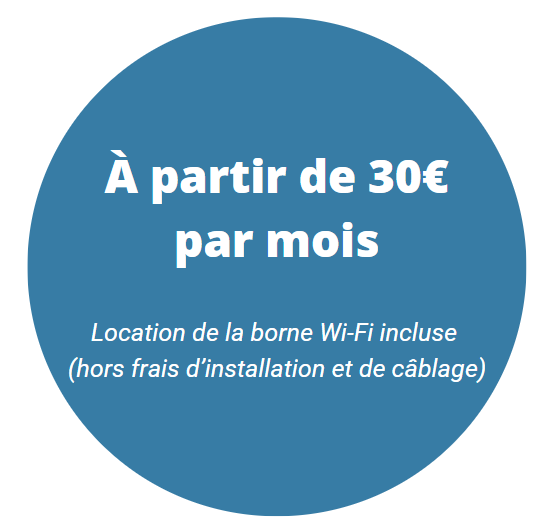 à partir de 30 euros par mois