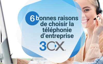 6 bonnes rai­sons de choi­sir la té­lé­pho­nie d’en­tre­prise 3CX
