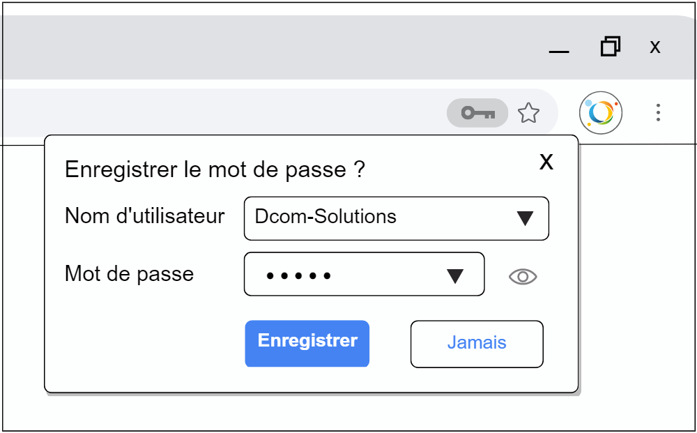Exemple gestionnaire mdp navigateur