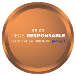 Logo tiers responsable 2023 - Certification Bronze Provigis