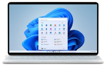 Interface de Windows 11