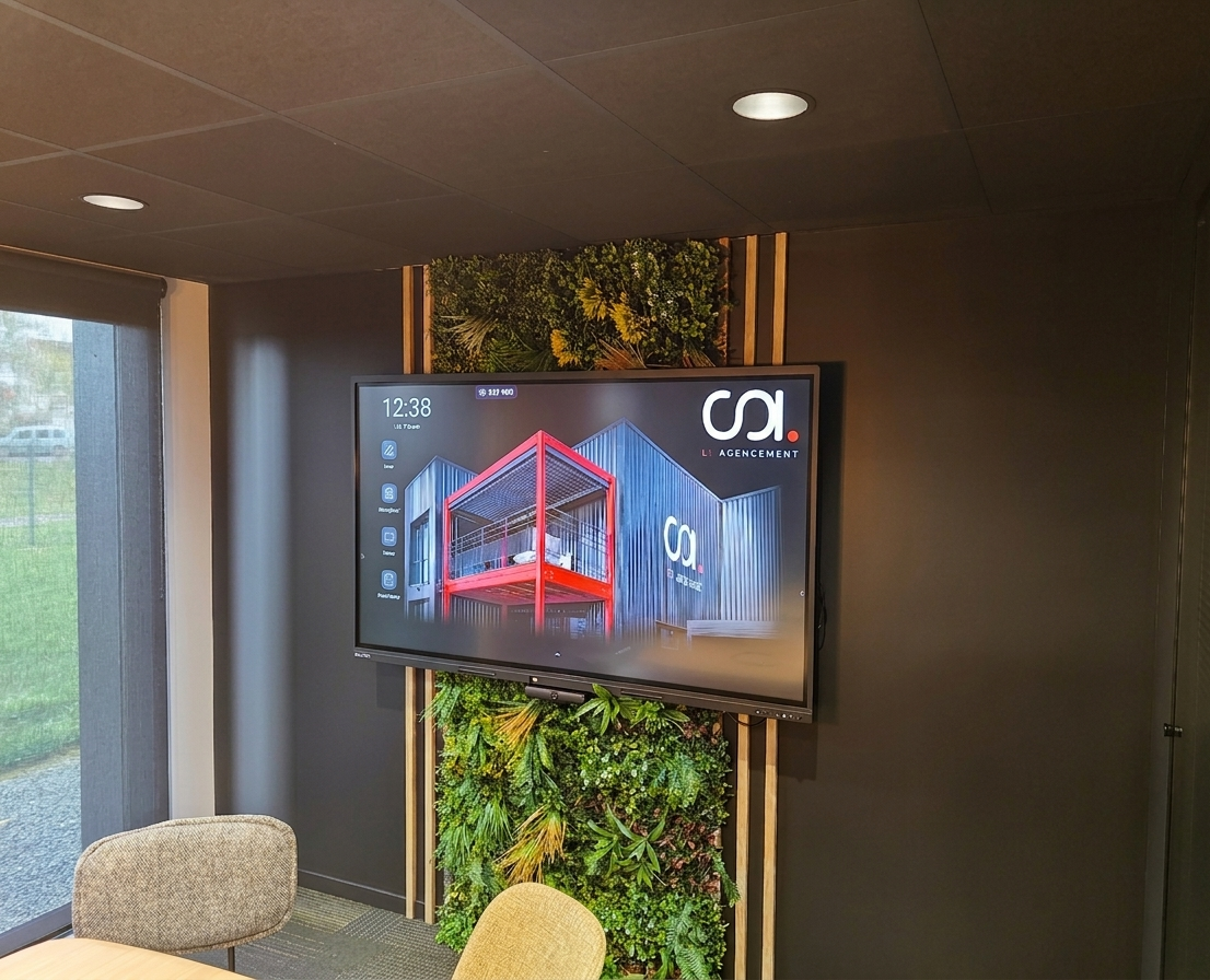 Écran interactif Speechi - La révolution collaborative chez SI Agencement
